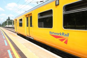 Network Rail's ERTMS lab train on test at Berkhamstead Photo courtesy of Network Rail