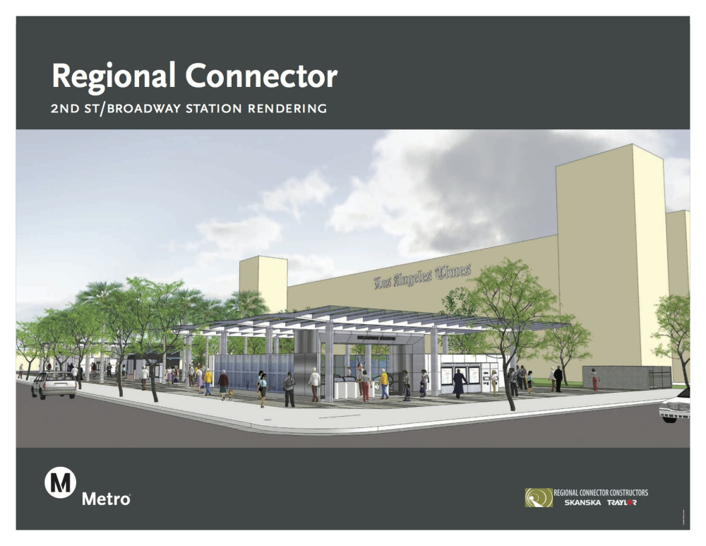 2nd St. / Broadway Station rendering